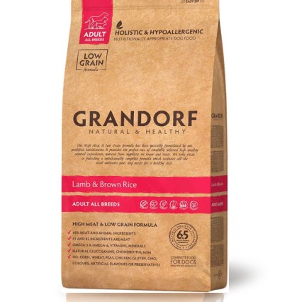 Grandorf Adult Medium&Maxi сухой корм для взрослых собак средних и крупных пород с ягненком и индейкой 10 кг. 